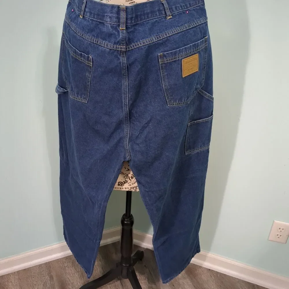 The Haband Tailgater Mens Carpenter Jeans Size 42 Expandable Stretch Waist Vinta